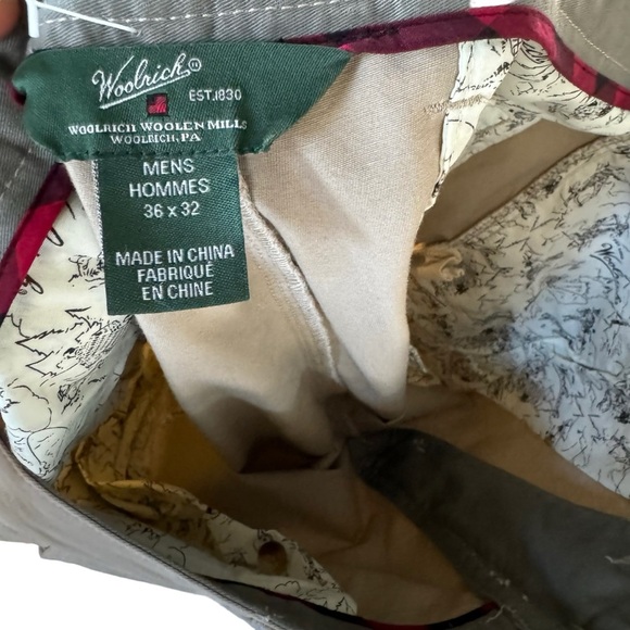 Woolrich Mens Khaki Pants Size: 36x32 - Picture 5 of 9